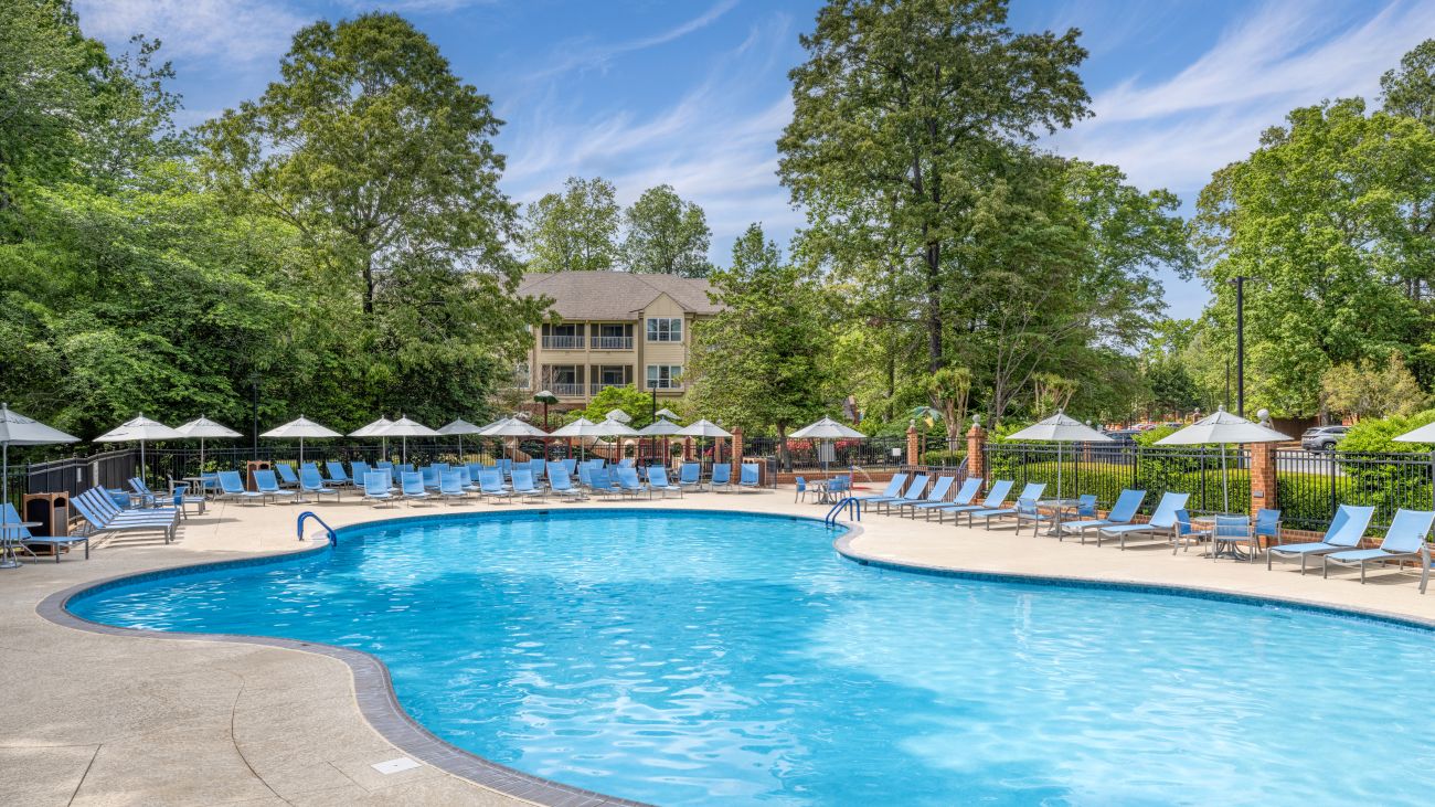 Outdoor Pool - Aerial View